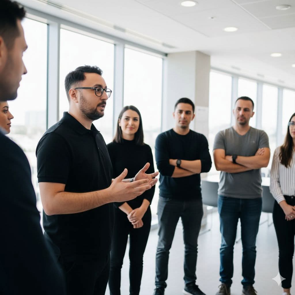 speaking to young professionals